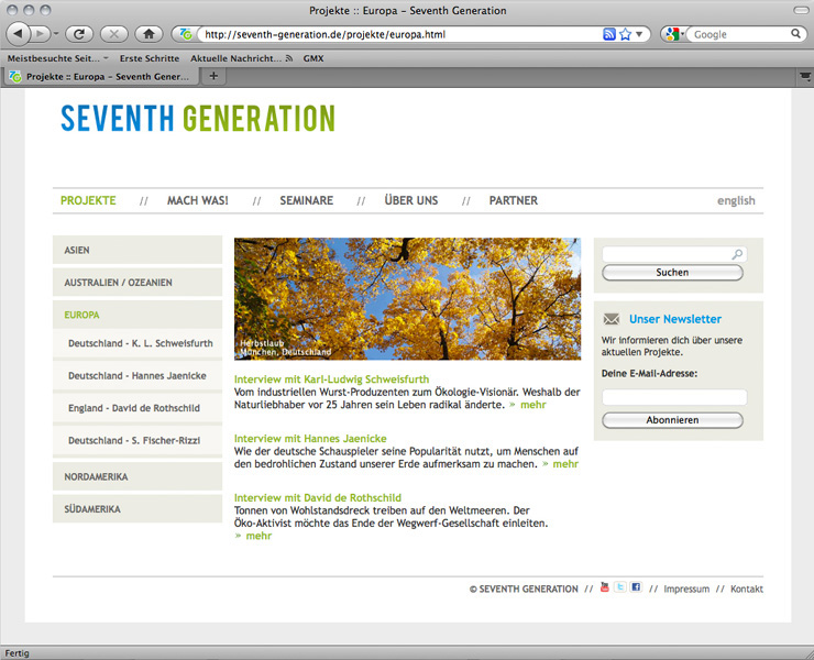 7th Generattion – Homescreen