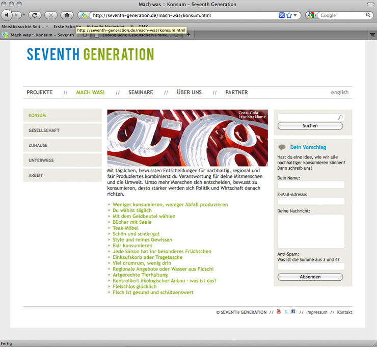 7th Generattion – Artikel