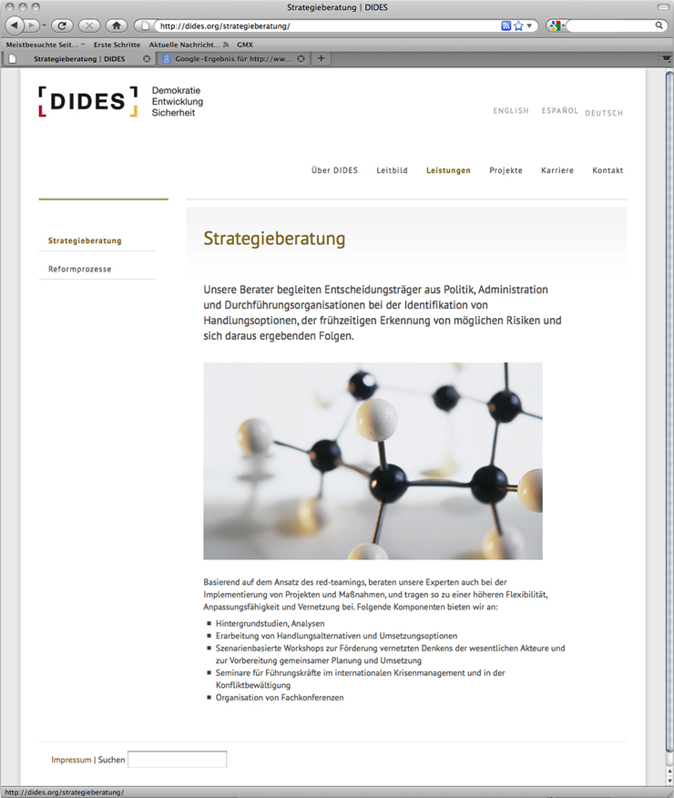 DIDES – Website