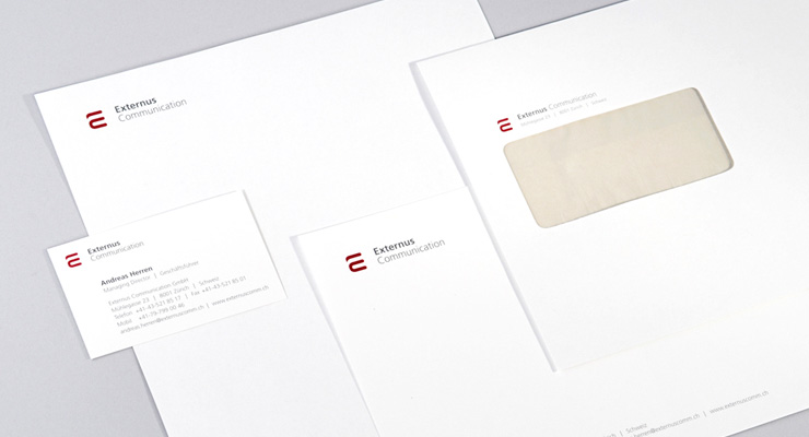 Externus Communications – Geschäftspapiere