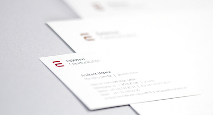 Externus Communications – Briefpapier