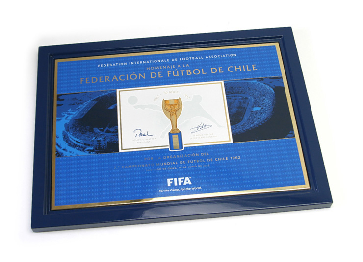 FIFA Siebdruck-Urkunden