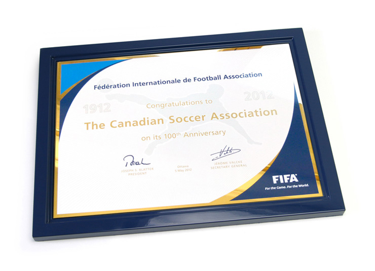 FIFA Urkunden – Kanada