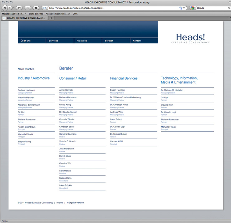 Heads Website – Berater